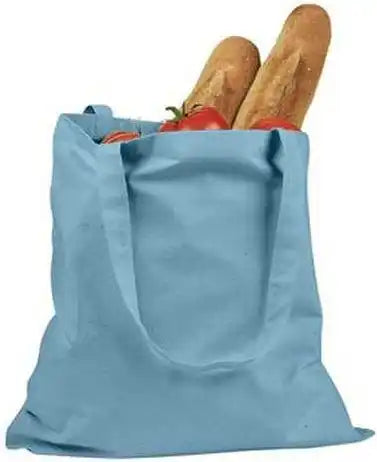 Bagedge Be007 6 Oz Canvas Promo Tote - Sky Blue - Columbia