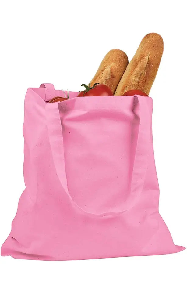 Bagedge Be007 Canvas Promo Tote - Pink - one Size Fits Most