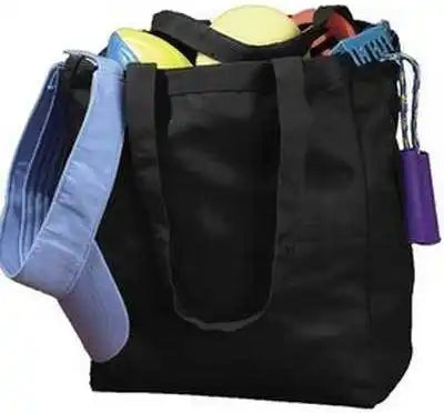 Bagedge Be008 Canvas Book Tote - Black