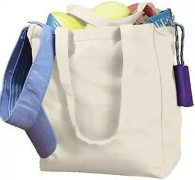 Bagedge Be008 Canvas Book Tote - Natural