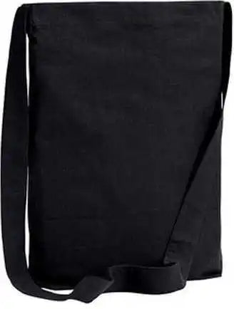 Bagedge Be056 Canvas Sling Tote - Black