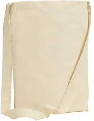 Bagedge Be056 Canvas Sling Tote Natural