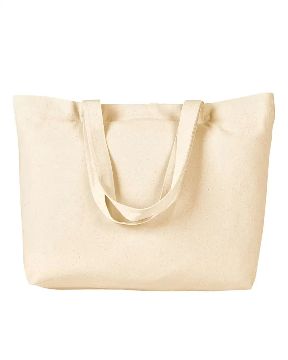 Bagedge Be102 Cotton Twill Horizontal Shopper - Natural - one Size Fits Most