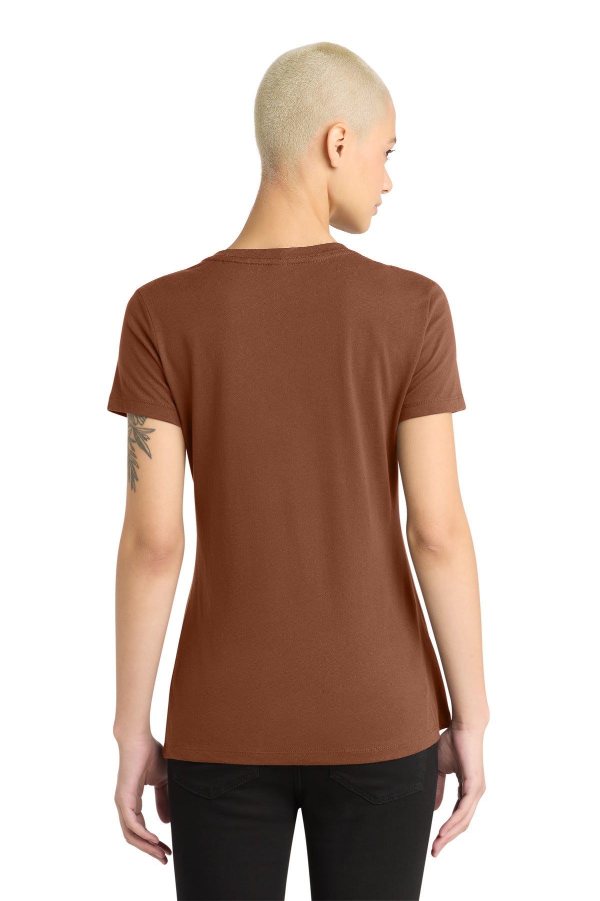 BakedClay District - Women's Perfect Weight V-Neck Tee. DM1170L