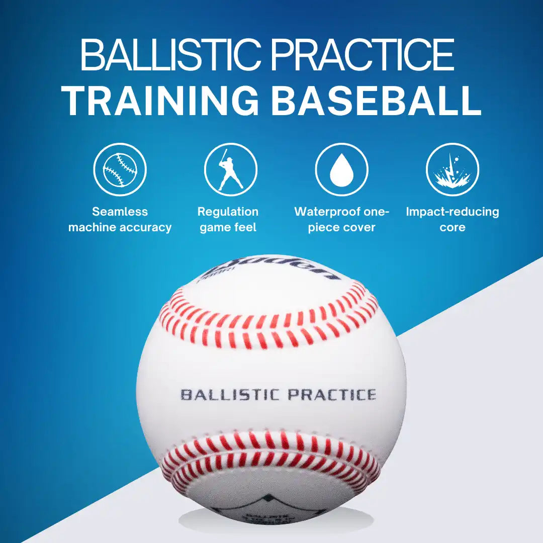 Ballistic Machine Pitch &amp; Batting Practice Training Baseball