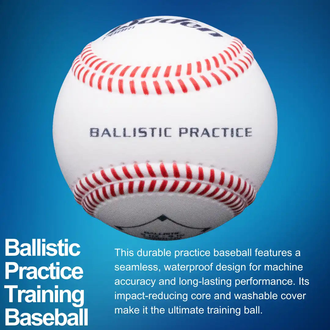 Ballistic Machine Pitch &amp; Batting Practice Training Baseball