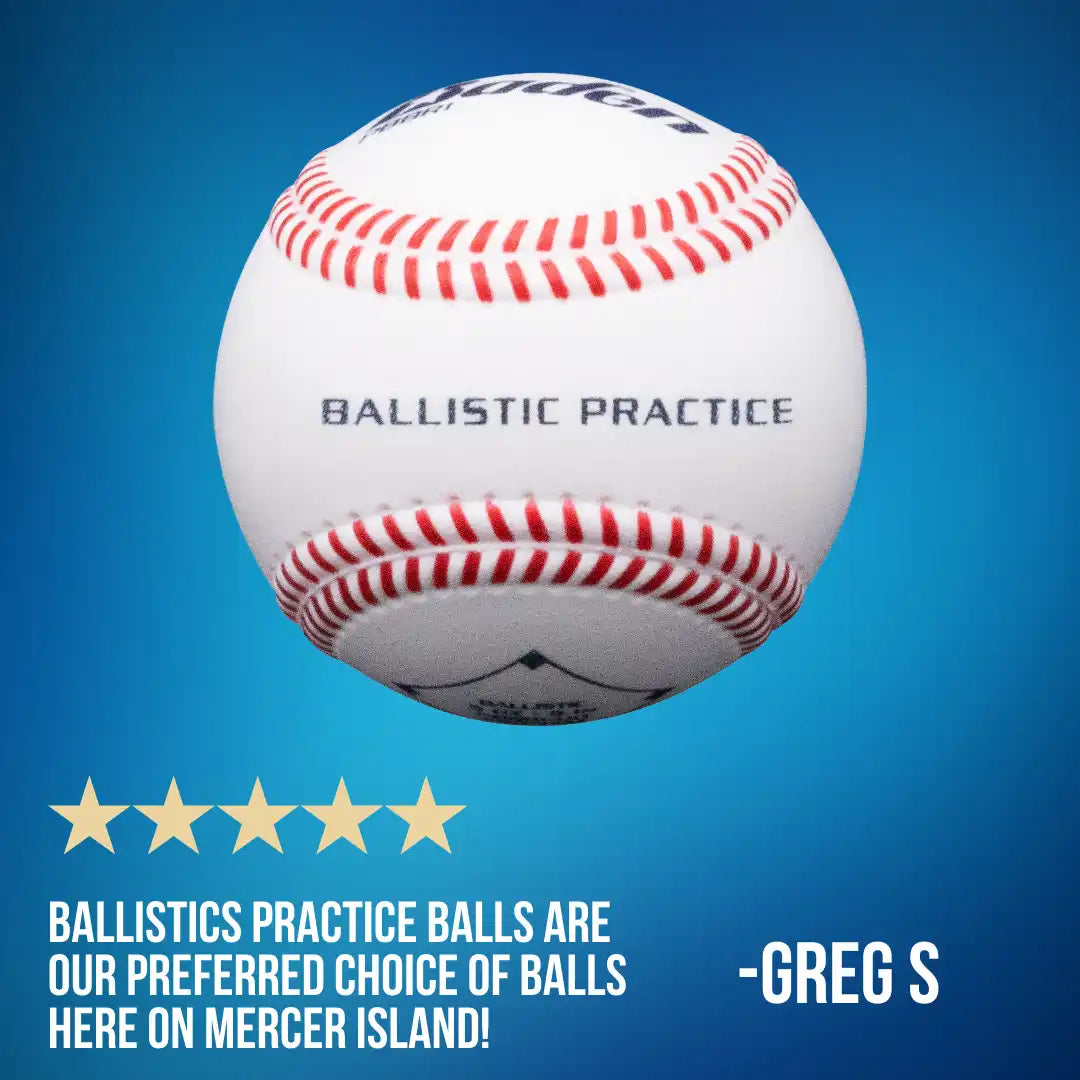 Ballistic Machine Pitch &amp; Batting Practice Training Baseball