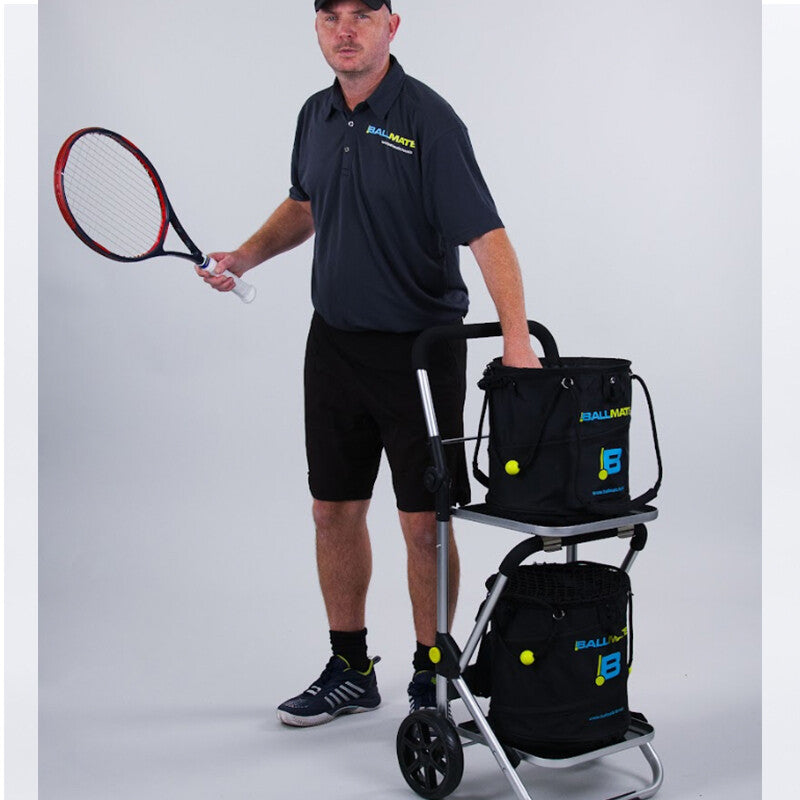 Ballmate All-in-one Coaching Cart (144 Balls) - Blk / Os