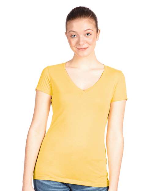 Banana Cream Women&#39;s Ideal V-Neck T-Shirt - 1540