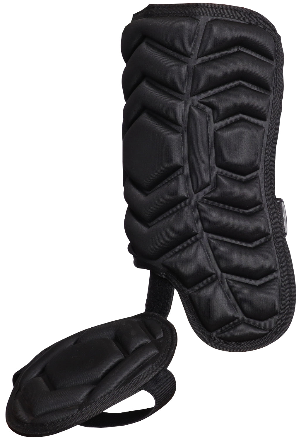 Baseball Batter’s Leg Guard with Adjustable Straps (black) - Right Handed Hitter / Youth