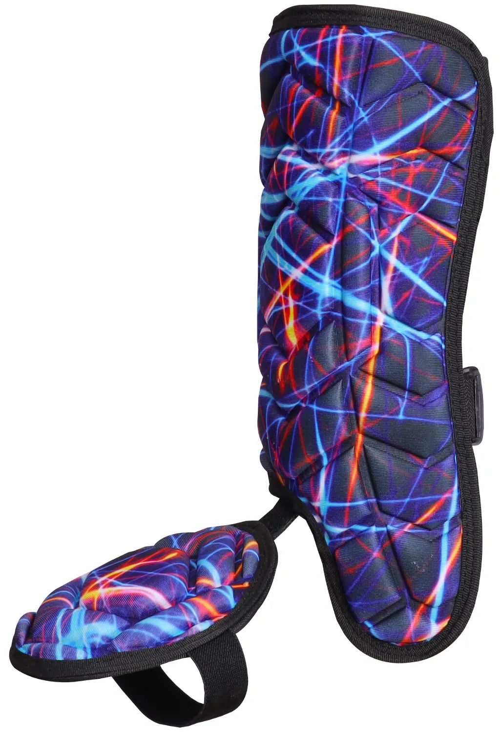 Baseball Batter’s Leg Guard with Adjustable Straps (lazer) - Right Handed Hitter / Youth