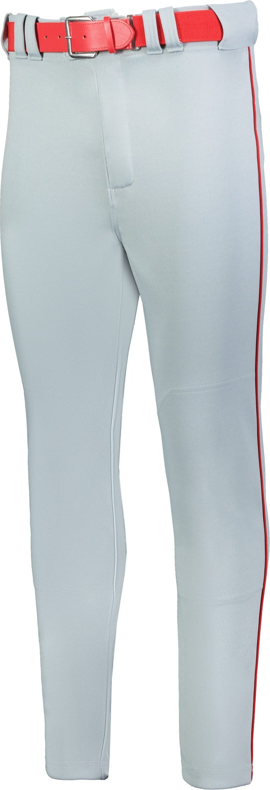 BASEBALL GREY/TRUE RED YTH BASELINE TAPERED PIPED BB