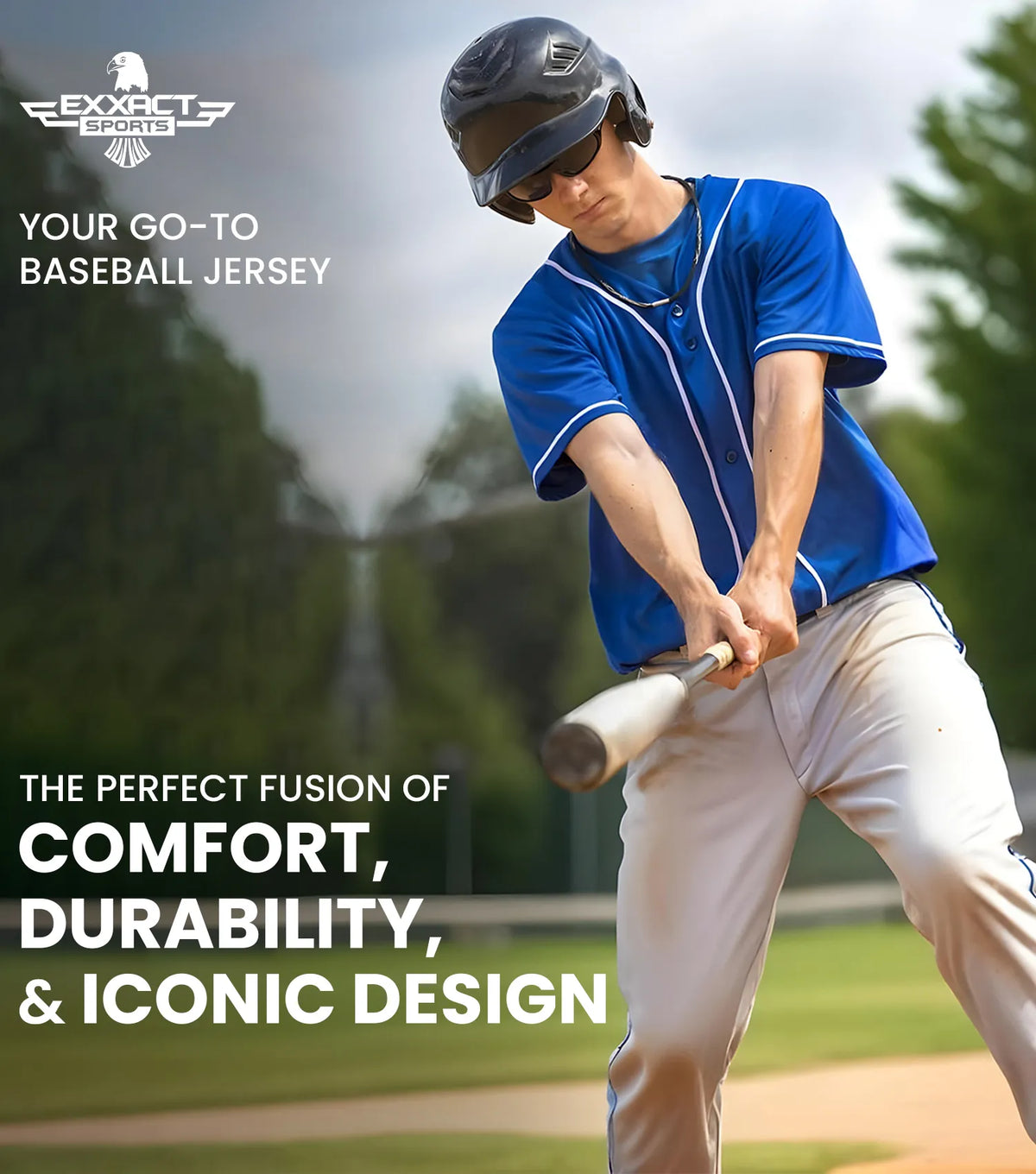 Baseball Jersey for Men and Women Button Down Plain (white)