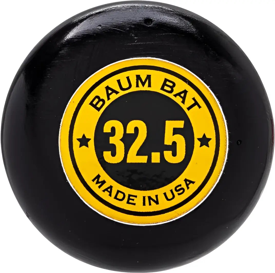 Baum Bat Maple Gold Stock Bbcor Flared Bbmfgstockpro - Black