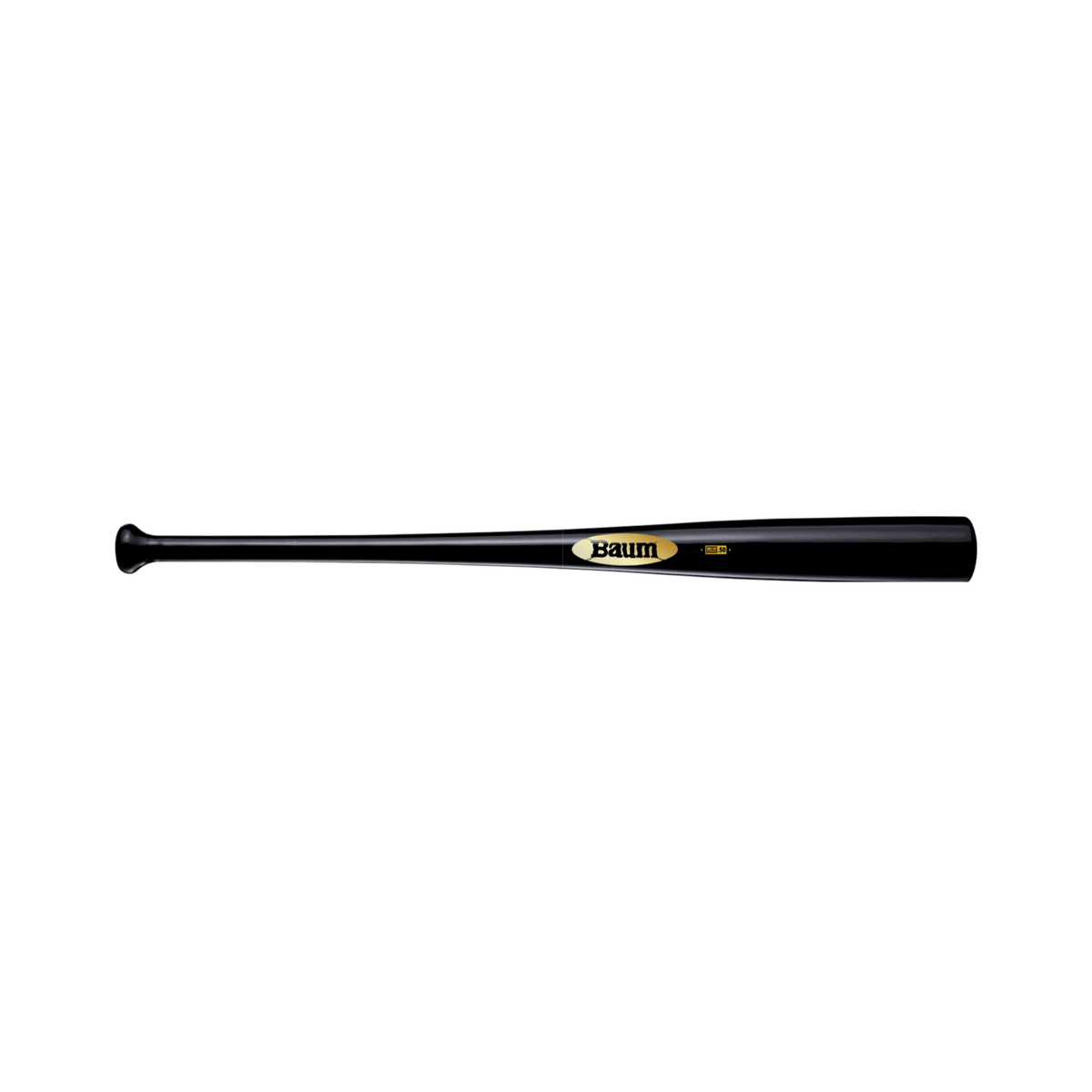 Baum Bat Maple Standard Gold Stock (-3) Wood Baseball - Black