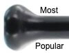 Baum Bat Maple Standard Gold Stock (-3) Wood Baseball - Black