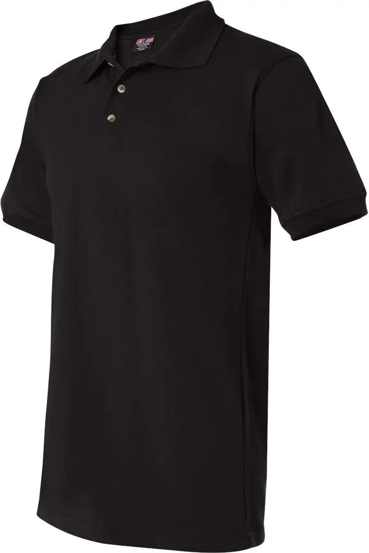 Bayside 1000 Usa-made Polo - Black - 4xl