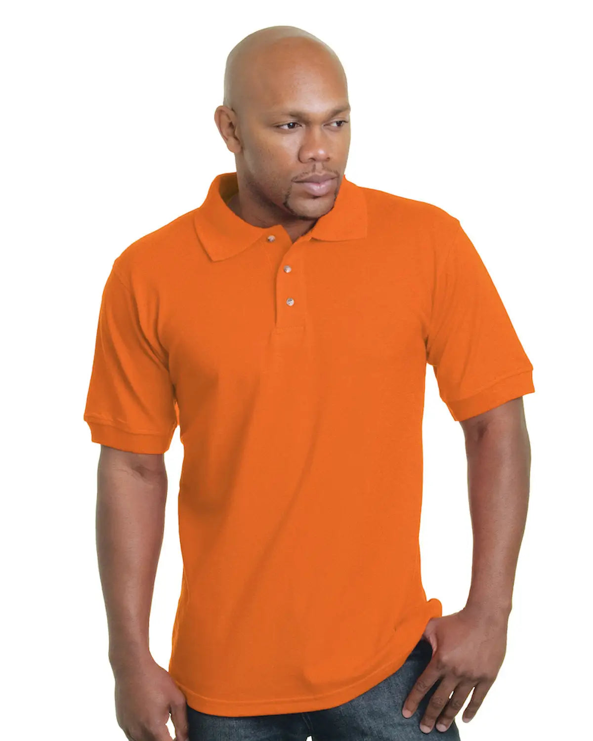 Bayside 1000 Usa-made Polo - Orange