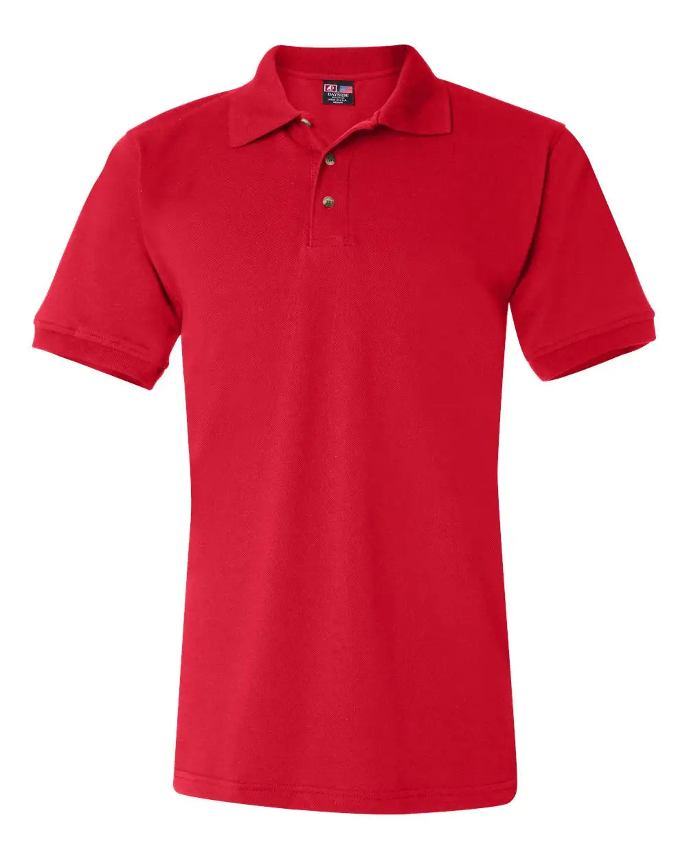 Bayside 1000 Usa-made Polo - Red - l