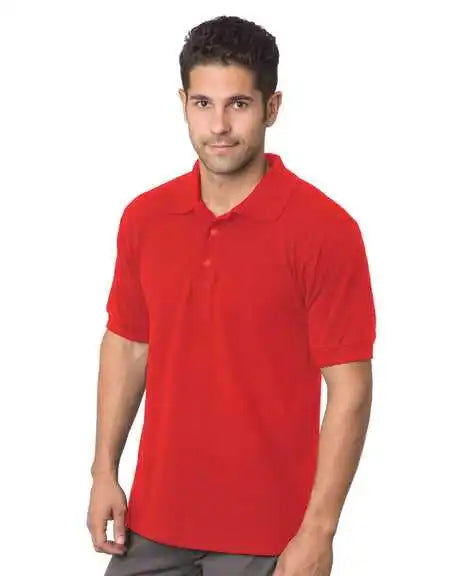 Bayside 1000 Usa-made Polo - Red