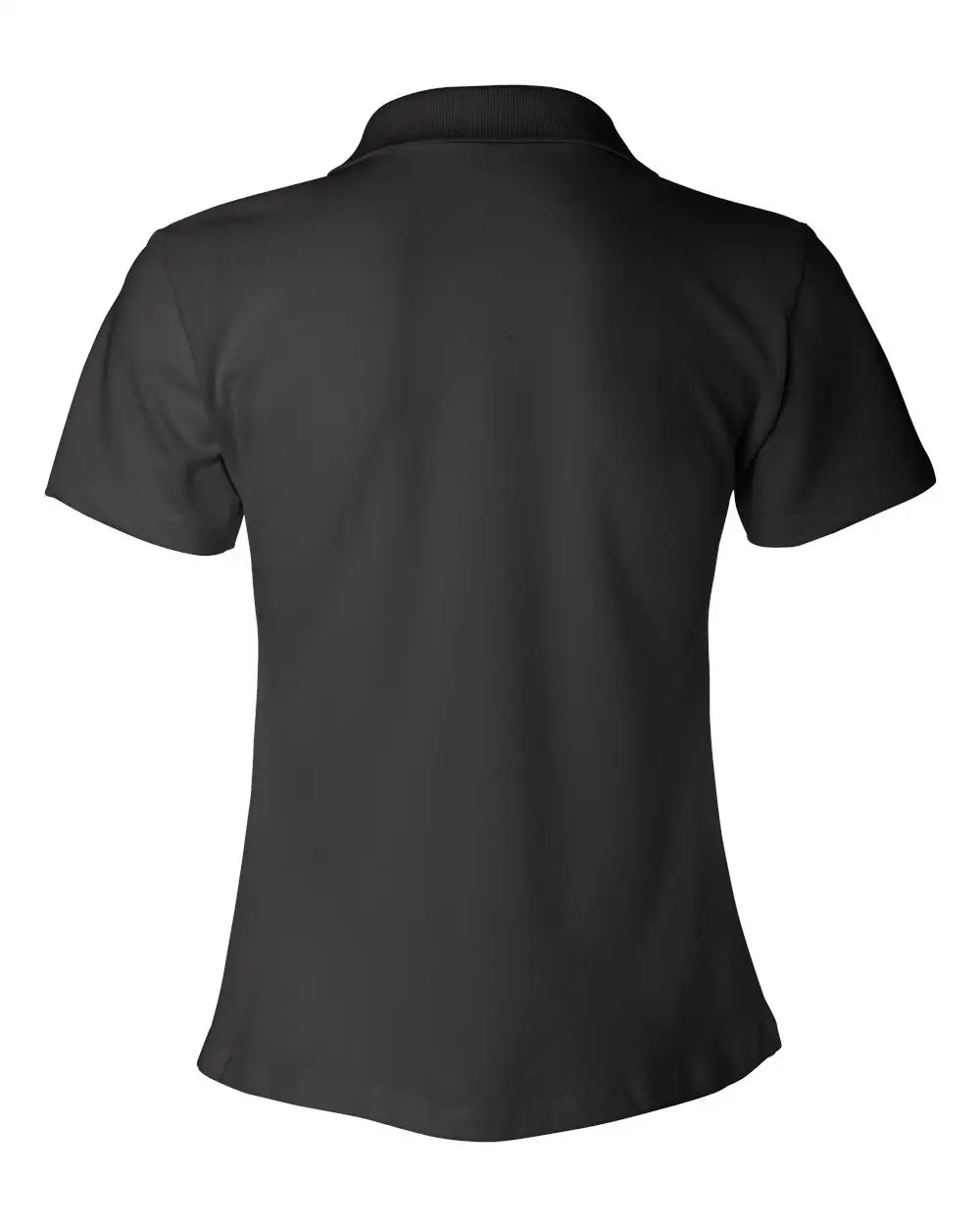 Bayside 1050b Women’s Usa-made V-neck Polo - 1050 - Black - Ladies Xs
