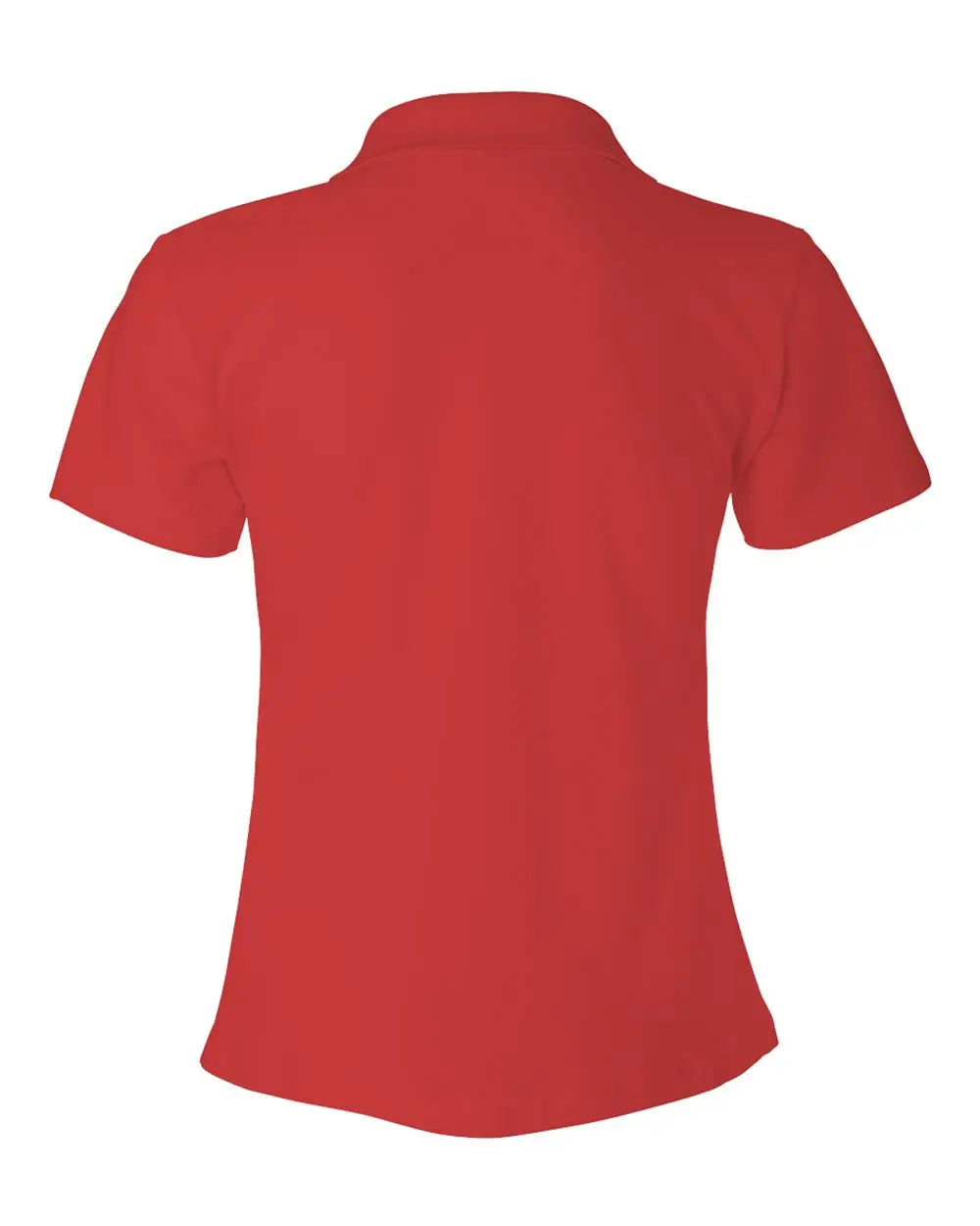 Bayside 1050b Women’s Usa-made V-neck Polo - 1050 - Red - Ladies Xs