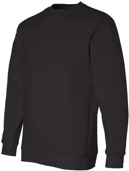 Bayside 1102 Usa Made Crewneck Sweatshirt Black