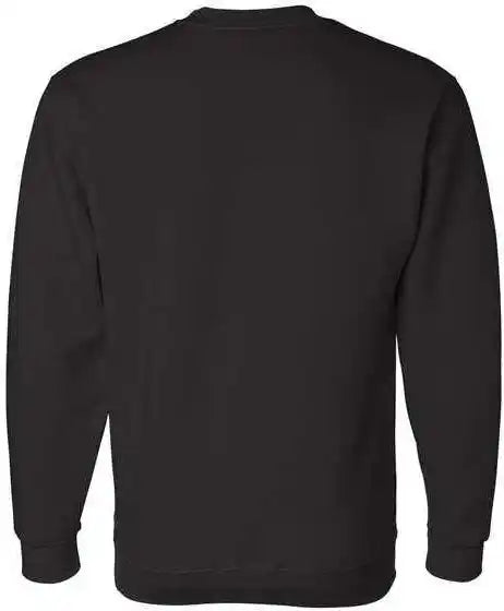 Bayside 1102 Usa Made Crewneck Sweatshirt Black