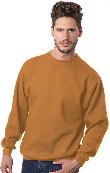 Bayside 1102 Usa-made Crewneck Sweatshirt - Caramel Brown