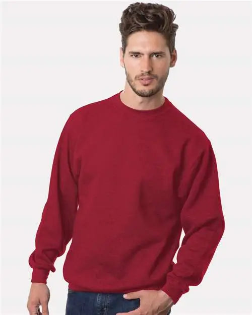Bayside 1102 Usa-made Crewneck Sweatshirt - Cardinal
