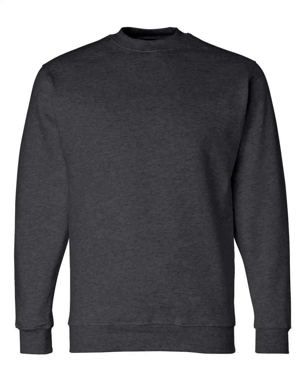 Bayside 1102 Usa-made Crewneck Sweatshirt - Charcoal Heather