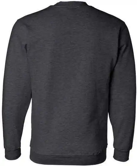 Bayside 1102 Usa-made Crewneck Sweatshirt - Charcoal Heather