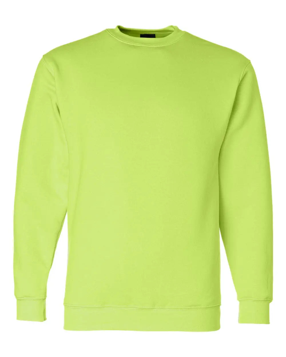 Bayside 1102 Usa-made Crewneck Sweatshirt - Lime Green