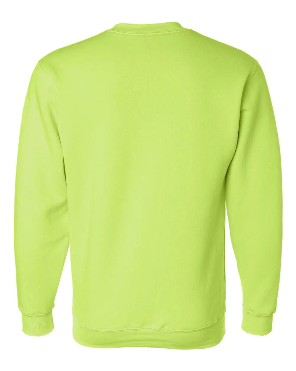 Bayside 1102 Usa-made Crewneck Sweatshirt - Lime Green