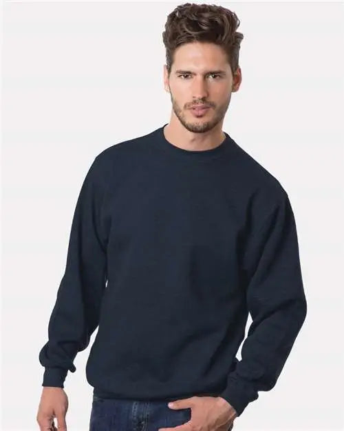 Bayside 1102 Usa-made Crewneck Sweatshirt - Navy