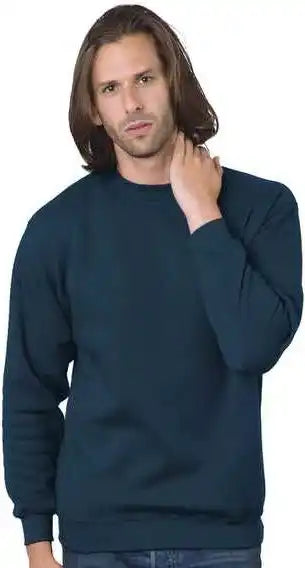 Bayside 1102 Usa-made Crewneck Sweatshirt - Navy