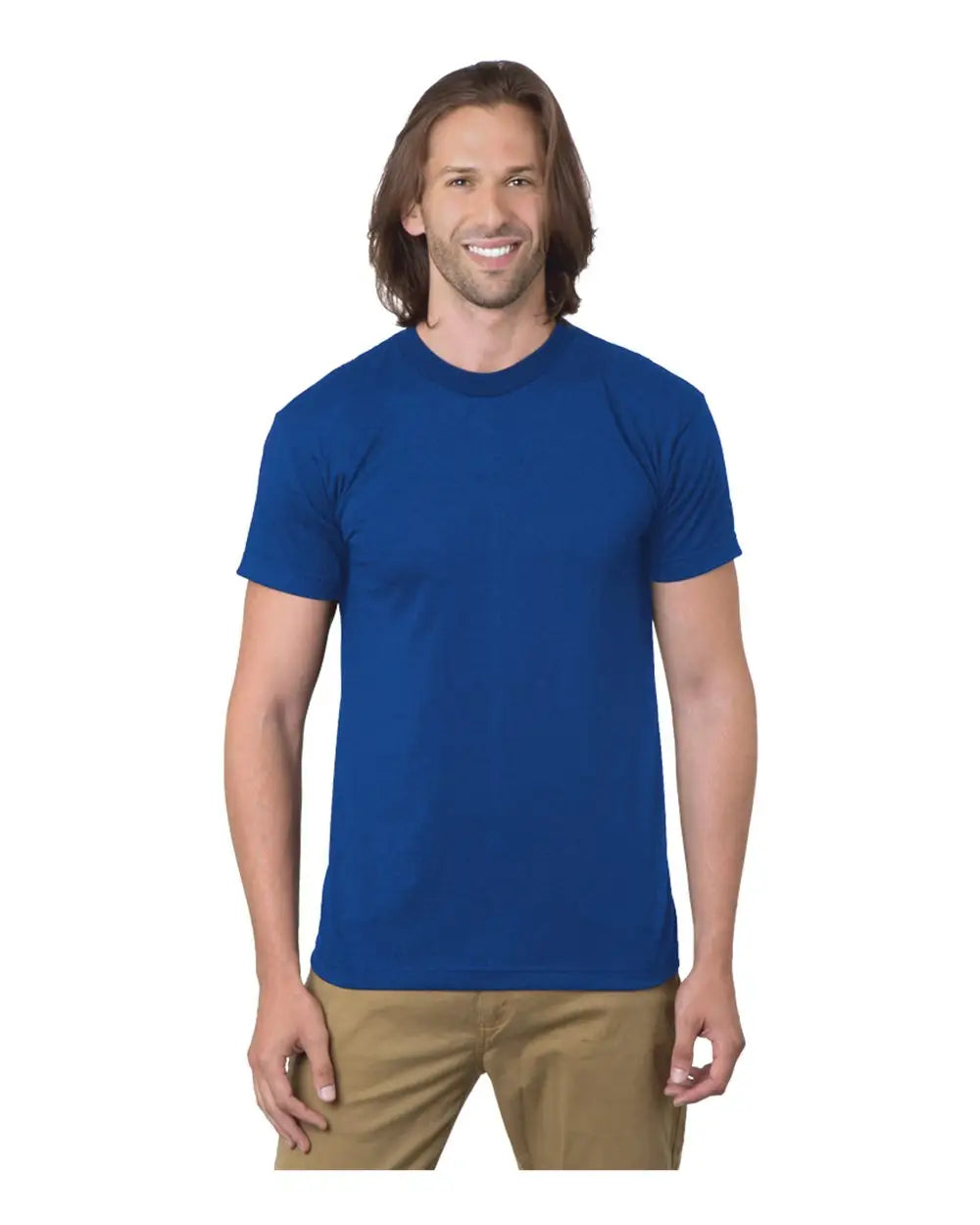 Bayside 1701 Usa-made 50/50 T-shirt - Royal Blue
