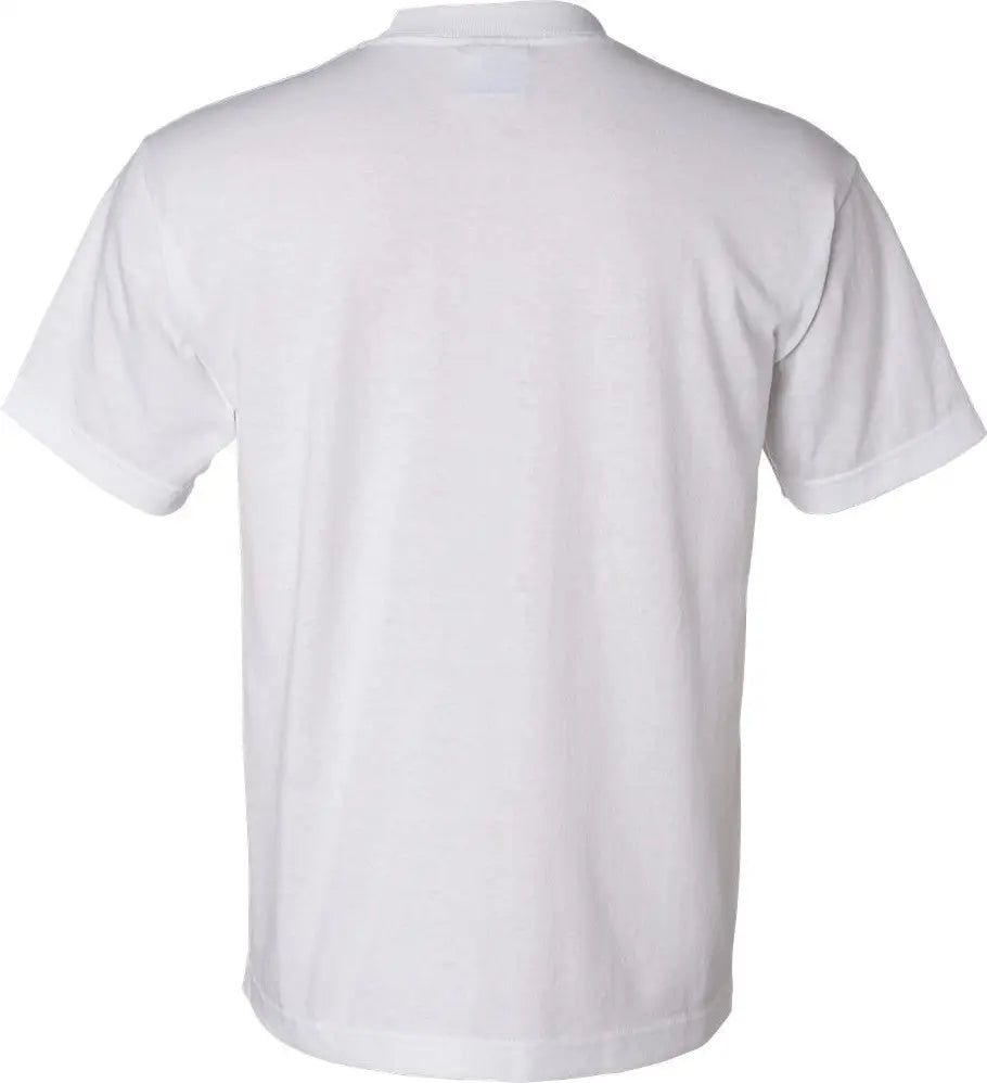 Bayside 1701 Usa-made 50/50 T-shirt - White