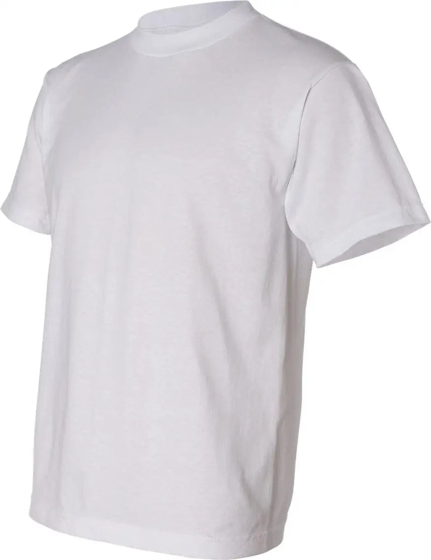 Bayside 1701 Usa-made 50/50 T-shirt - White - s