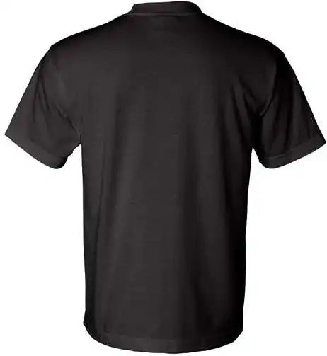 Bayside 1701 Usa Made 50 Short Sleeve t Shirt Black