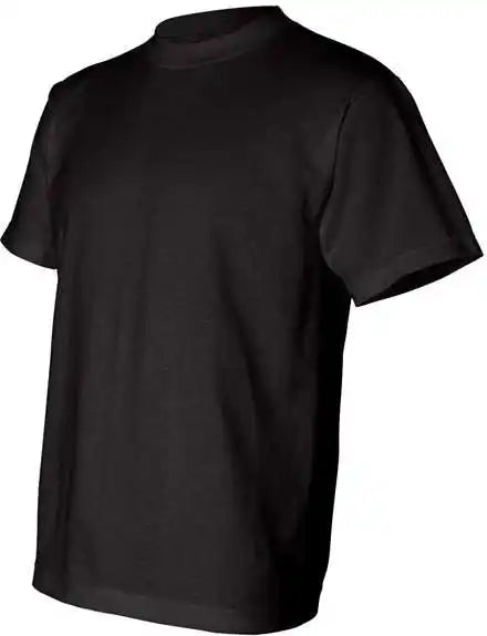 Bayside 1701 Usa Made 50 Short Sleeve t Shirt Black