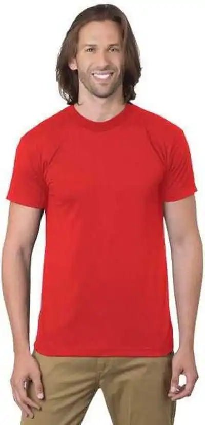 Bayside 1701 Usa-made 50 Short Sleeve T-shirt - Red
