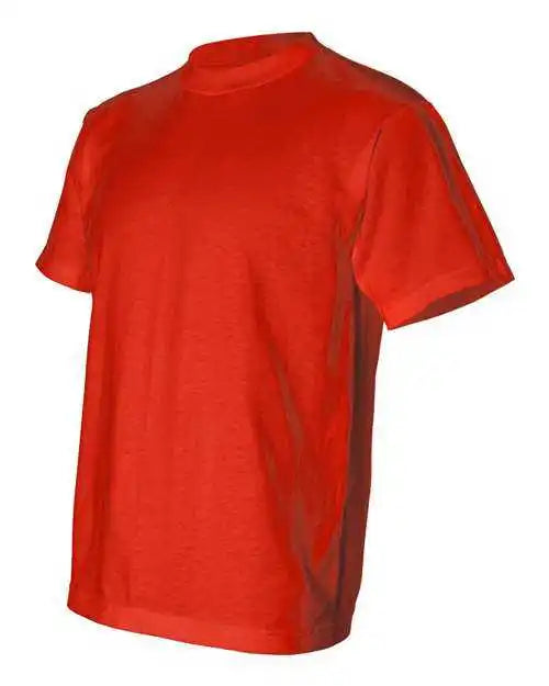 Bayside 1701 Usa Made 50 Short Sleeve t Shirt Safety Orange