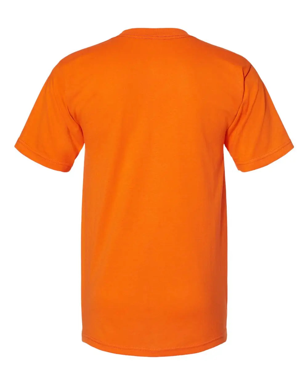 Bayside 1725 Usa-made 50/50 Pocket T-shirt - Safety Orange - s