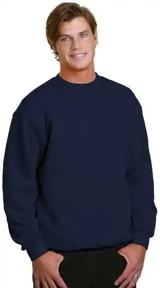 Bayside 2105 Union Crewneck Sweatshirt - Navy