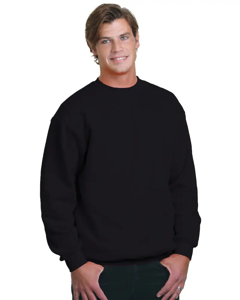 Bayside 2105b Union-made Crewneck Sweatshirt - 2105 - Black