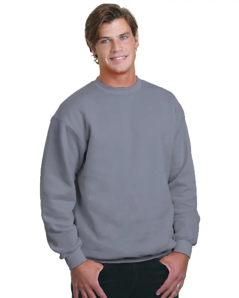 Bayside 2105b Union-made Crewneck Sweatshirt - 2105 - Charcoal