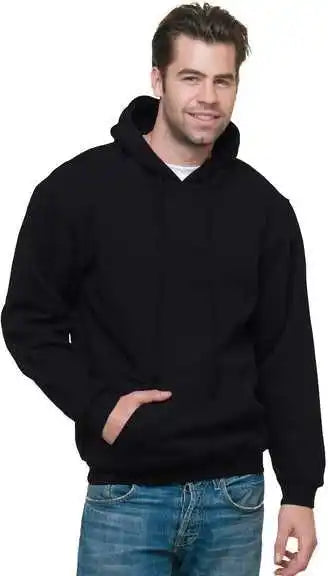 Bayside 2160 Union Hooded Sweatshirt - Black