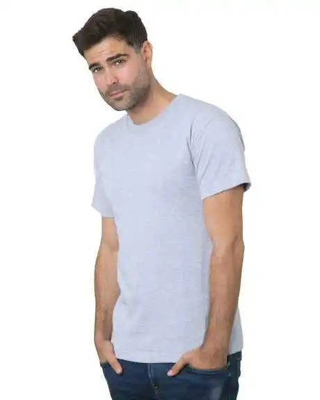 Bayside 2905 Union-made Short Sleeve T-shirt - Ash