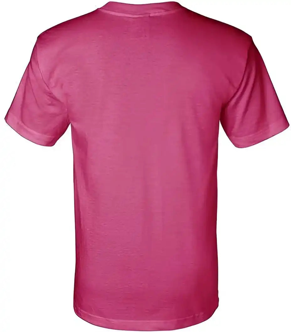 Bayside 2905 Union Made Short Sleeve t Shirt Bright Pink
